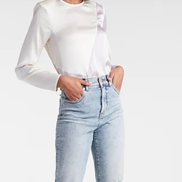 Color Block Strong Shoulder Thong Bodysuit - Picture 2 of 12